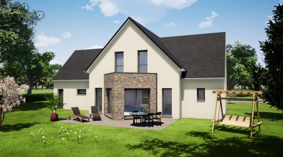 Nouveau modèle de maisons contemporaine 5 chambres | Sarthe | maisons-lg.fr