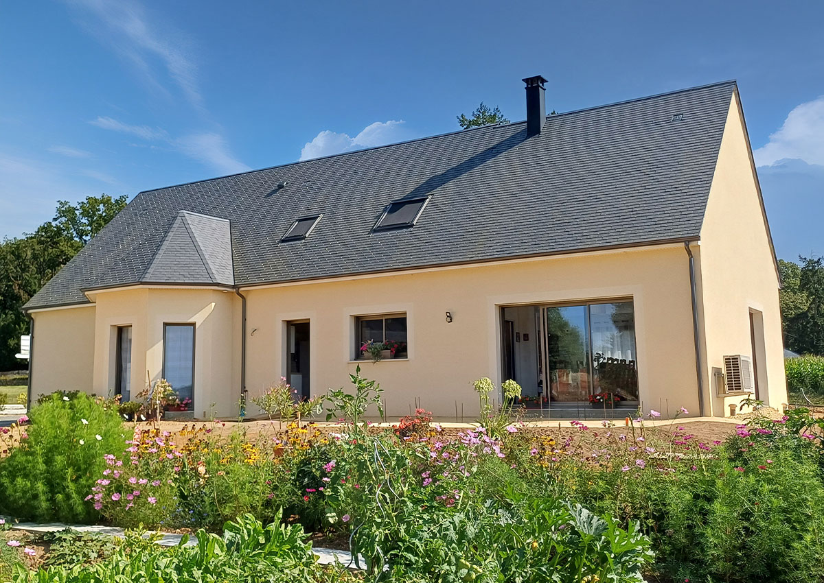 maison neuve réalisée par Maisons LG